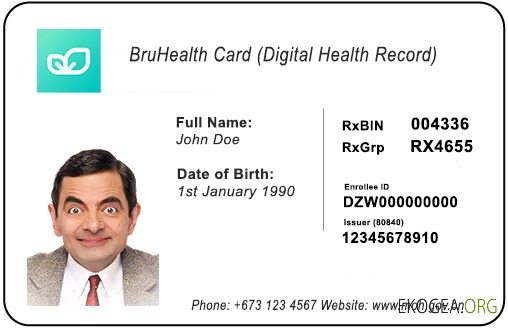 Carte d'assurance maladie du Brunei